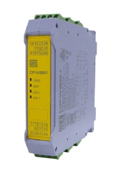 Relé De Segurança 24 Vca/cc Parada De Emergência Cpw22 Weg