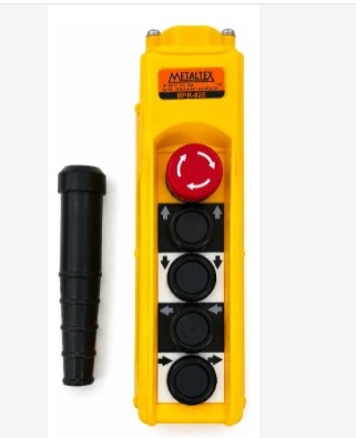 Botoeira Para Ponte Rolante Bpr-62e Com Botão De Emergência