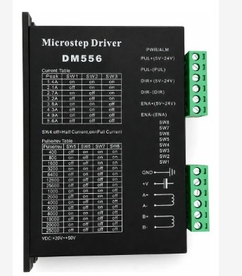 Driver Microstep Dm556 Motor De Passo 20-50vdc 5,6a